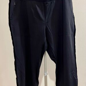 VENICE VELVET STRIPE JOGGER, 2X